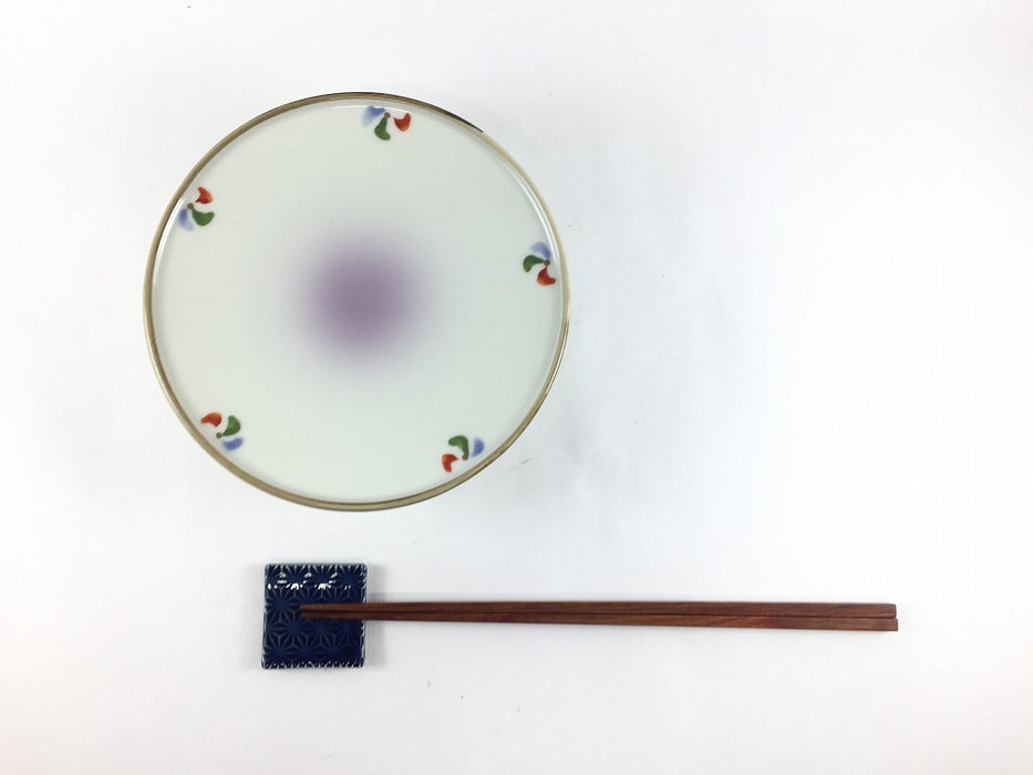 【SALE】16cm高皿.小花チラシ　有田焼【訳あり】