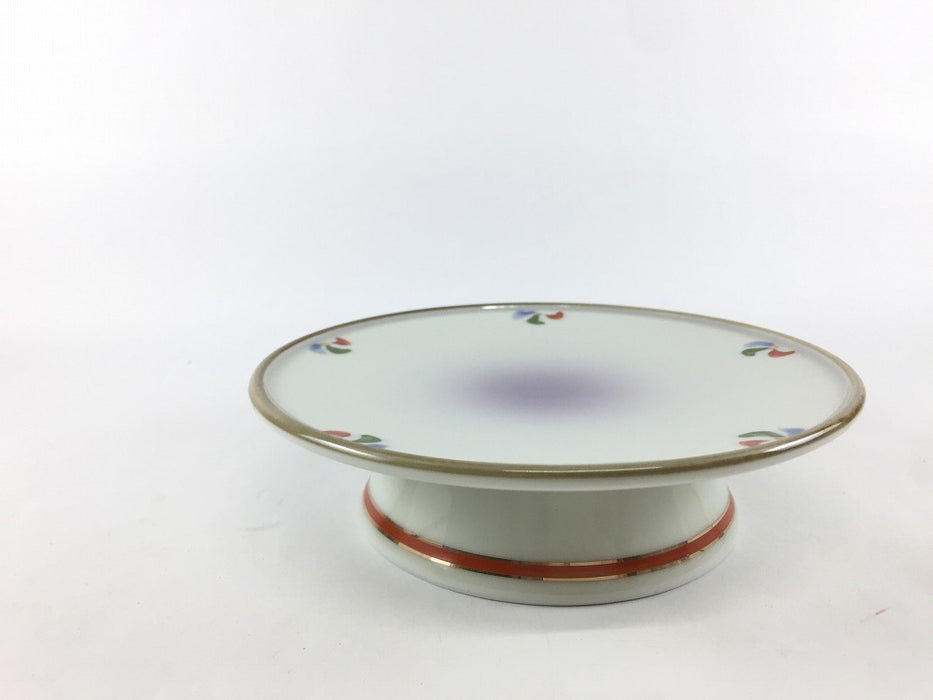 【SALE】16cm高皿.小花チラシ　有田焼【訳あり】