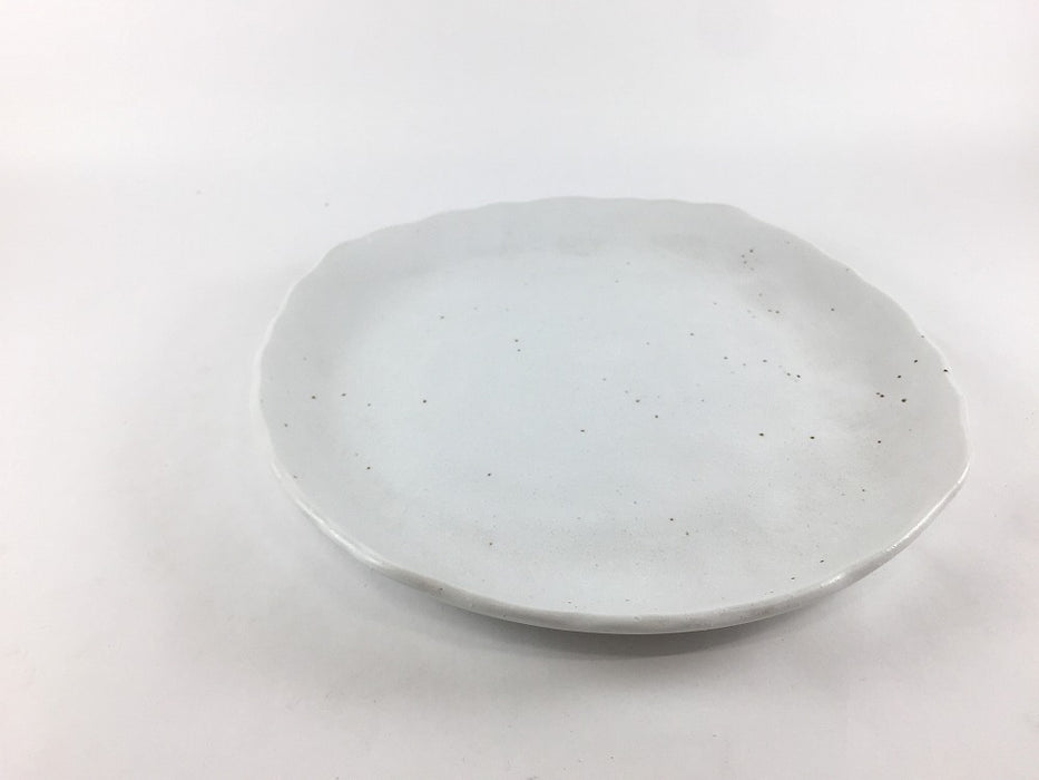 【SALE】21cm波渕皿.石焼マット　美濃焼【訳あり】