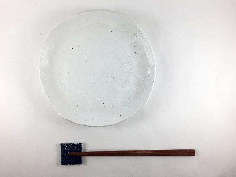 【SALE】21cm波渕皿.石焼マット　美濃焼【訳あり】