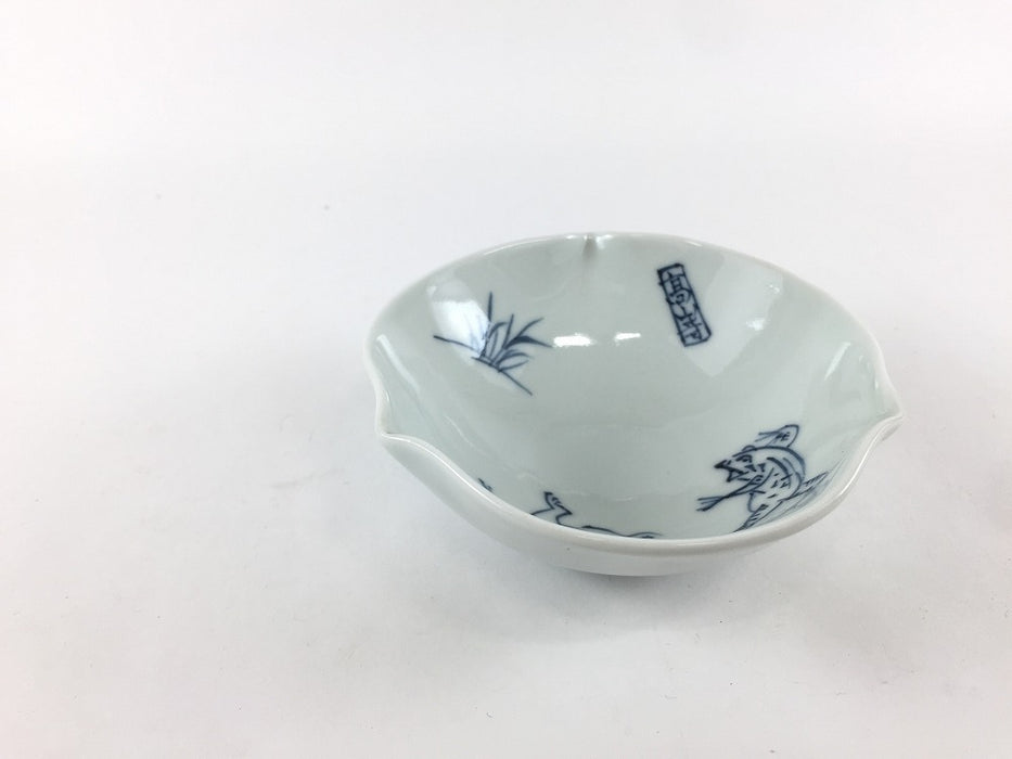 【SALE】10cm花小鉢.染高山寺　波佐見焼【訳あり】