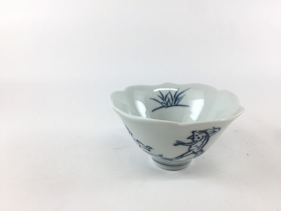 【SALE】8cm花小小鉢.染高山寺　波佐見焼【訳あり】