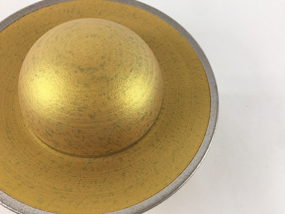 【SALE】125リム丸珍味.金渕銀　13cm　有田焼【訳あり】