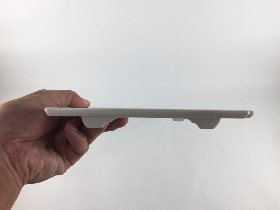 【SALE】板違角皿.白吹銀流水　19cm　有田焼【訳あり】