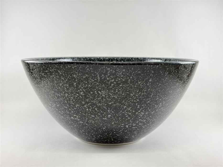 【SALE】32cm手洗い鉢.黒白吹【金具別】【訳あり】(j.R)