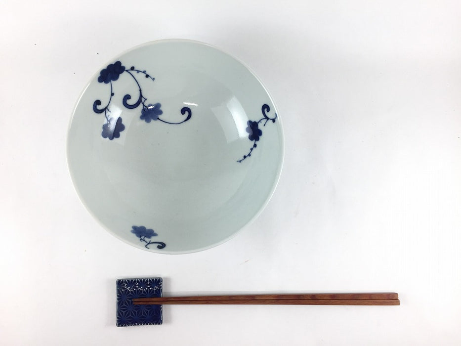 【SALE】K170鉢(染花)　17cm　有田焼【訳あり】