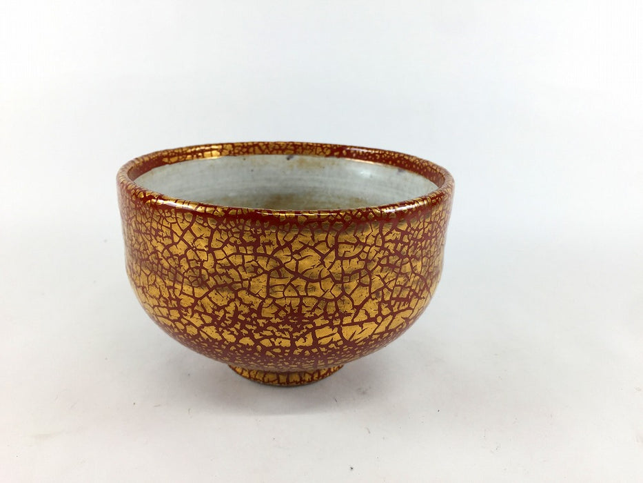 錦赤金彩　抹茶碗(500cc )　12cm　伊万里焼(j.R)