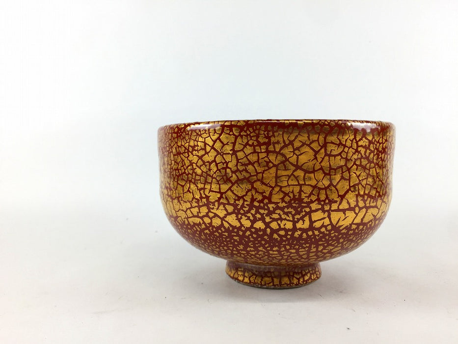 錦赤金彩　抹茶碗(500cc )　12cm　伊万里焼(j.R)