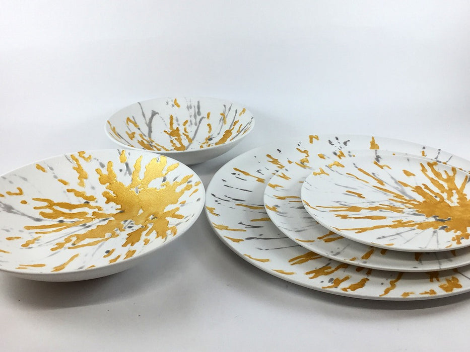 スムース16cmプレート　一珍閃光　有田焼(j.R)