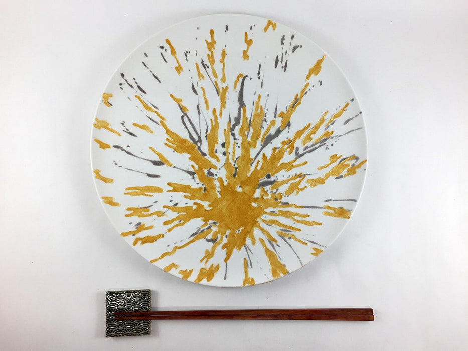 スムース27cmプレート　一珍閃光　有田焼(j.R)