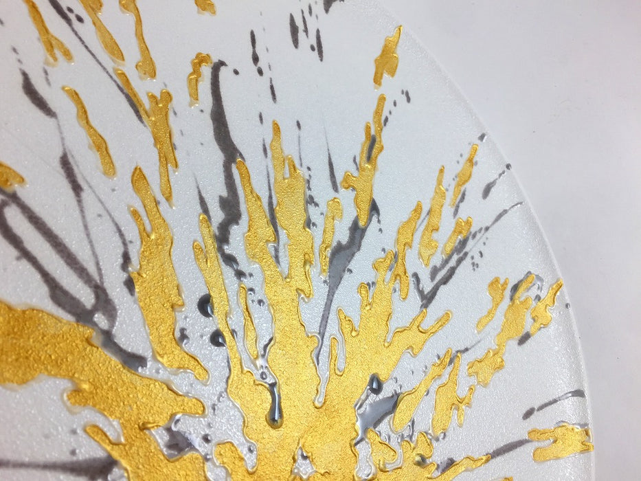 スムース27cmプレート　一珍閃光　有田焼(j.R)