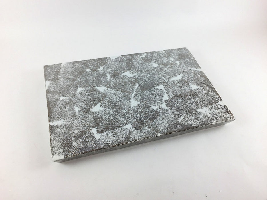 【SALE】240板皿　布目銀　24cm　有田焼【訳あり】