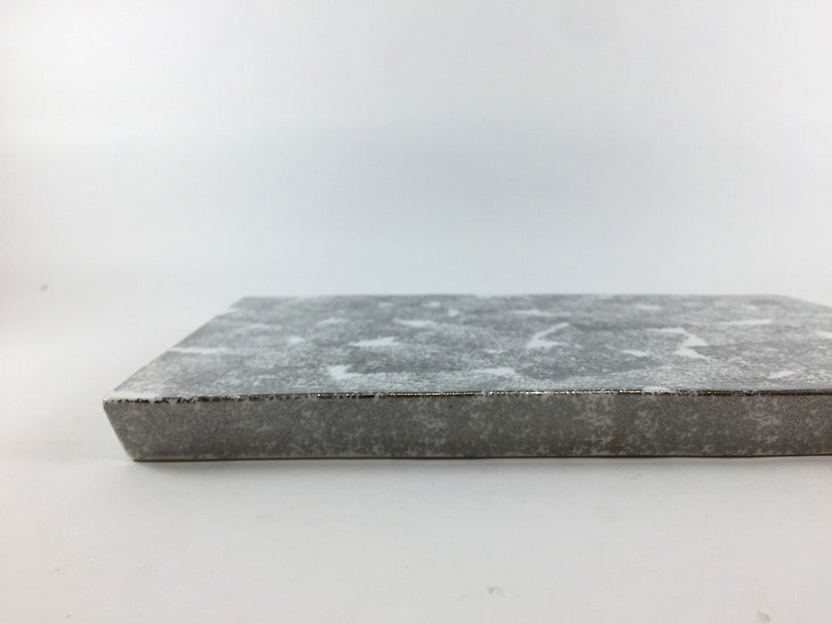 【SALE】240板皿　布目銀　24cm　有田焼【訳あり】