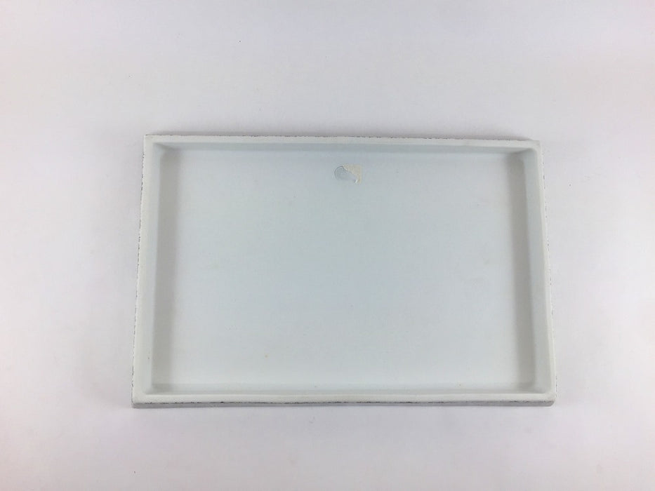 【SALE】240板皿　布目銀　24cm　有田焼【訳あり】