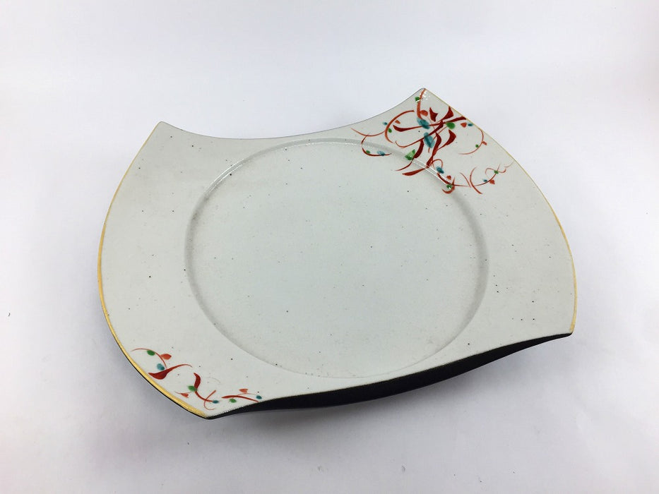 【SALE】花万歴カットプレート　27cm　有田焼【訳あり】