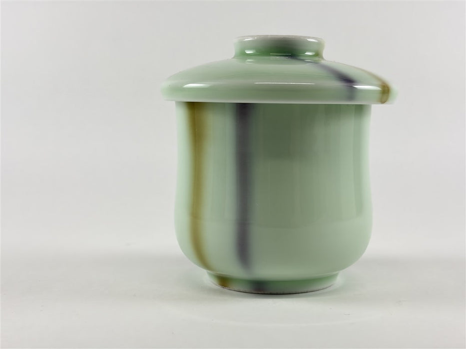 【SALE】瓢むし碗.緑青磁二色線　9cm　有田焼【訳あり】