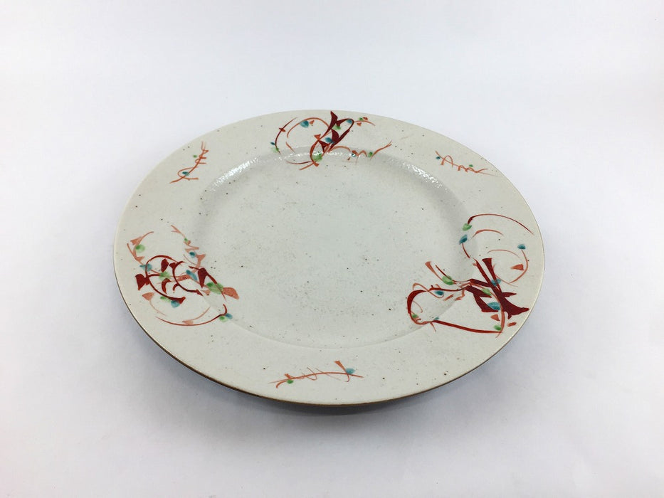 【SALE】21リム皿　万歴雪月花　21cm　有田焼【訳あり】