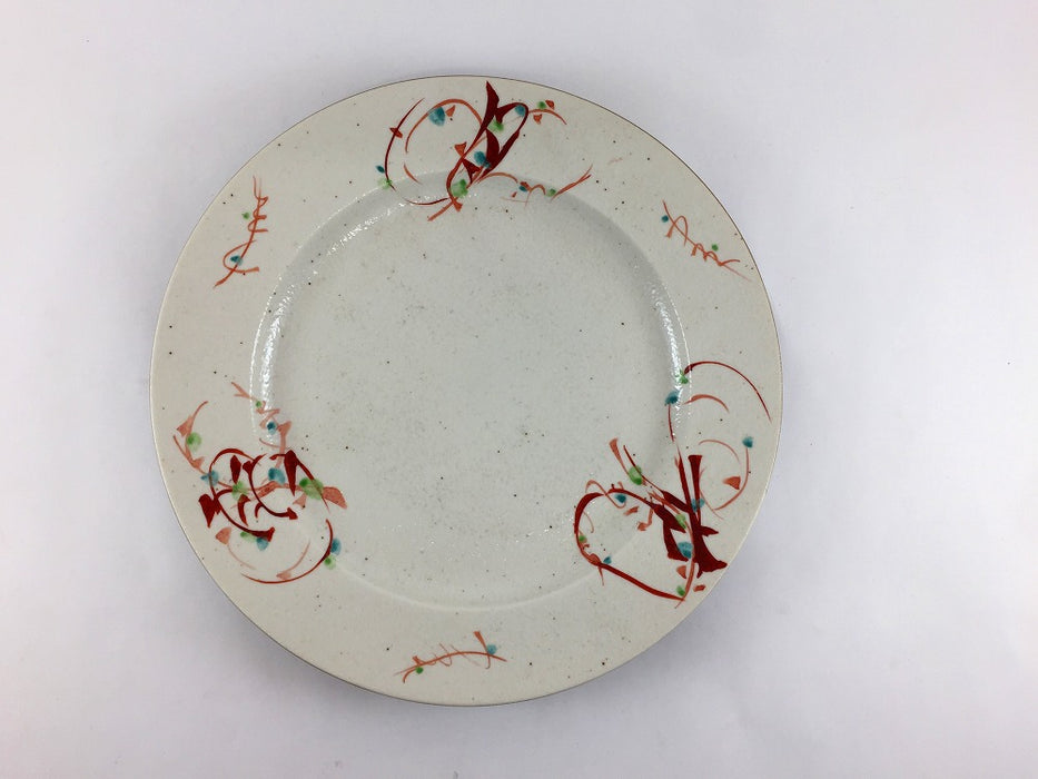 【SALE】21リム皿　万歴雪月花　21cm　有田焼【訳あり】