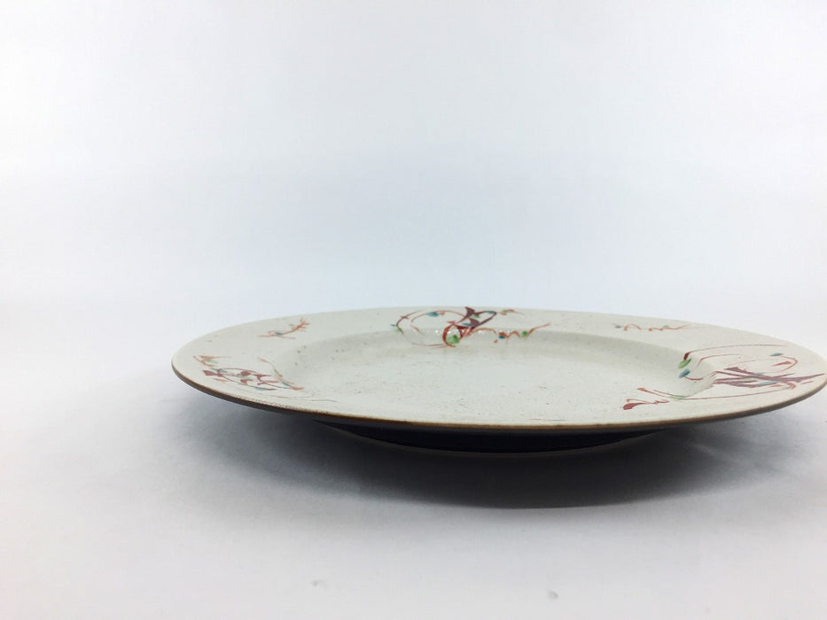 【SALE】21リム皿　万歴雪月花　21cm　有田焼【訳あり】