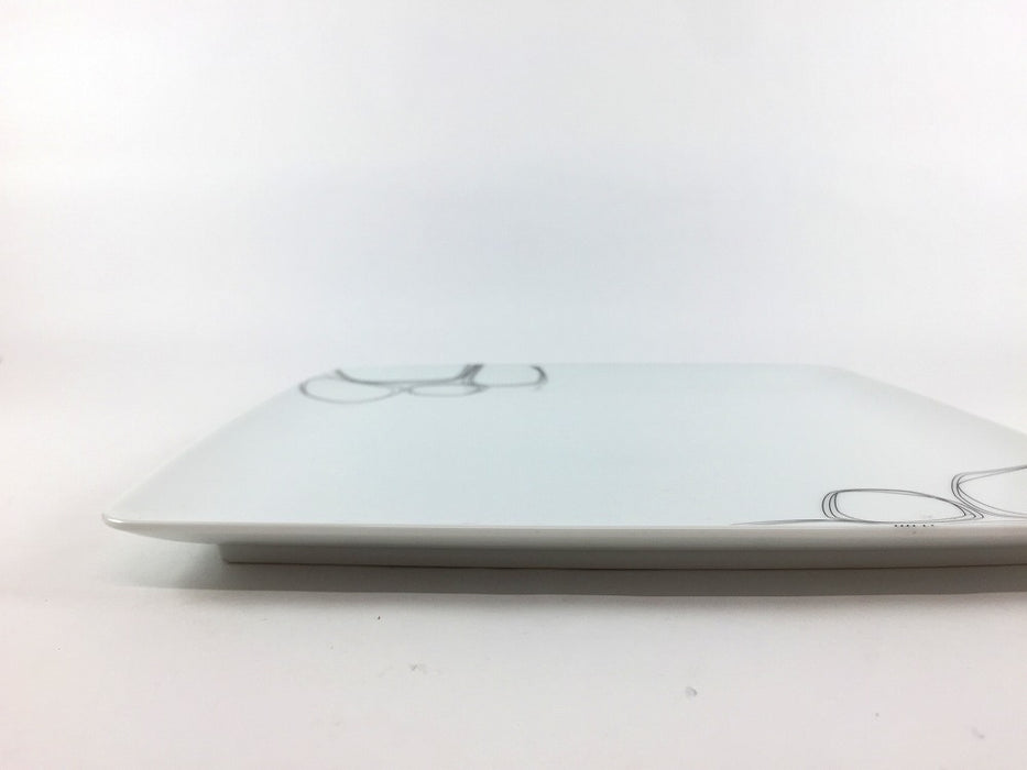 【SALE】215角皿　シャボン玉　21cm　有田焼【訳あり】