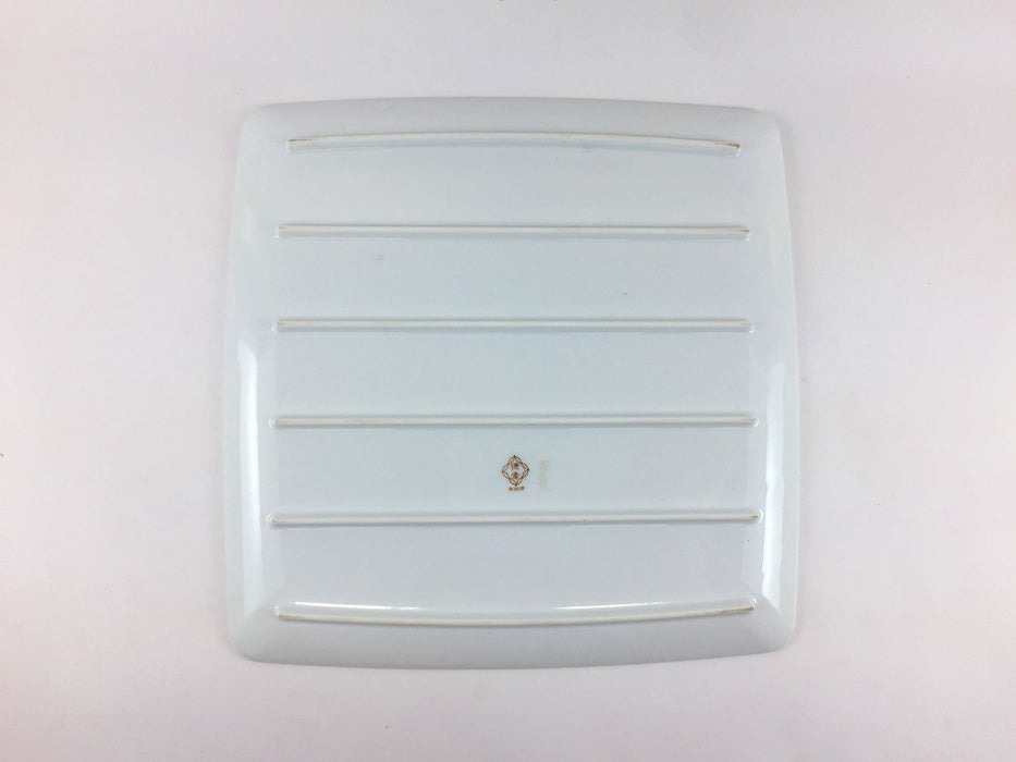 【SALE】215角皿　シャボン玉　21cm　有田焼【訳あり】