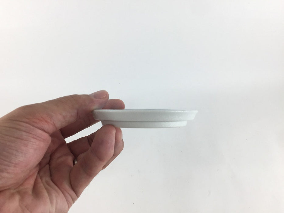 【SALE】9.5cm竹小皿.スノー水色　有田焼【訳あり】