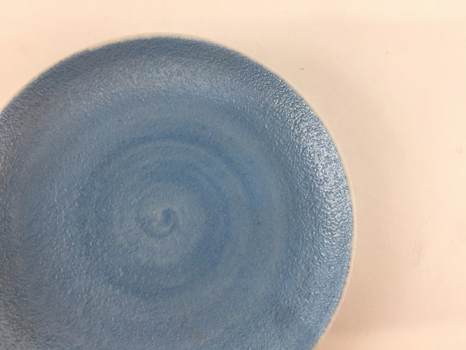 【SALE】9.5cm竹小皿.スノー水色　有田焼【訳あり】