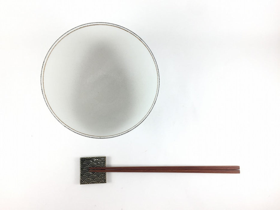 【SALE】15cmソフトボウル.雪白金銀　有田焼【訳あり】