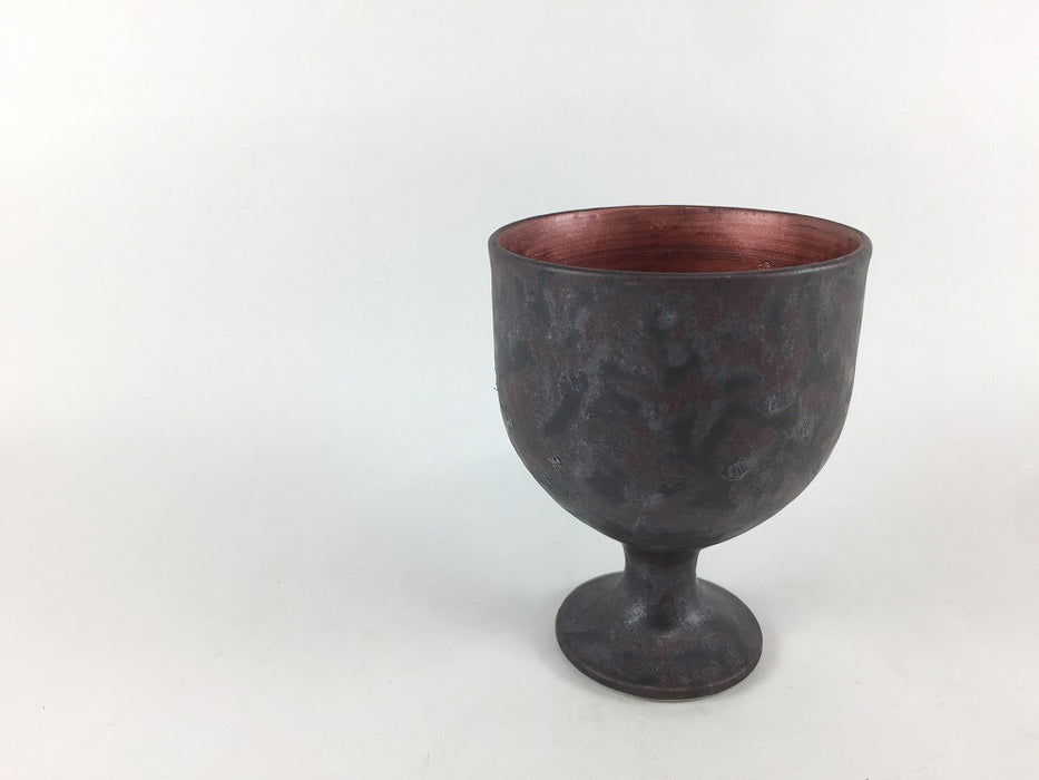 【SALE】ミニワインカップ.黒彩赤　7cm　有田焼【訳あり】