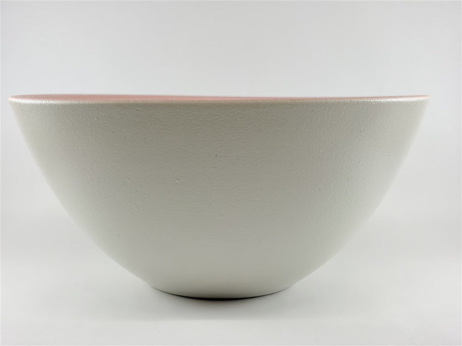 【SALE】32cm手洗い鉢.石焼内ﾋﾟﾝｸ (A/B)【金具別】【訳あり】(j.R)