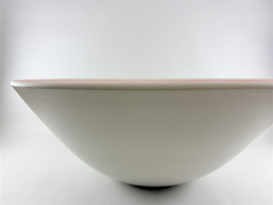 【SALE】39cm手洗い鉢.石焼内ﾋﾟﾝｸ【金具別】【訳あり】(j.R)