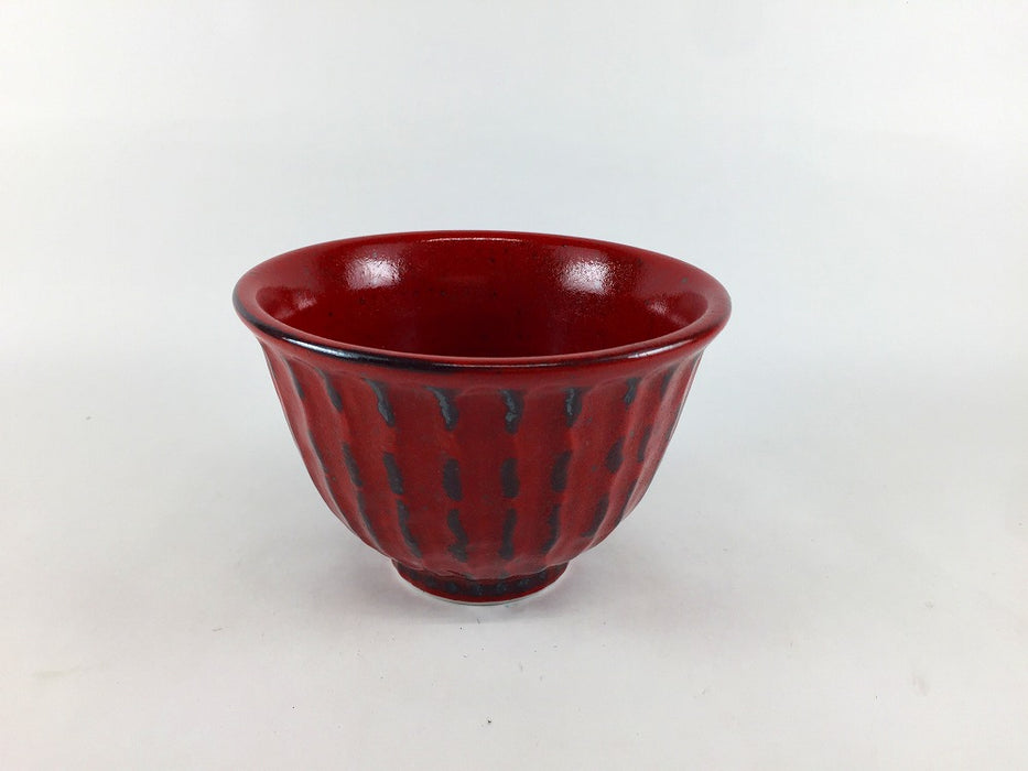 根来(ネゴロ)　しのぎ飯碗　11.5cm　美濃焼 (j.R)