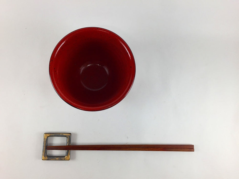 根来(ネゴロ)　しのぎ飯碗　11.5cm　美濃焼 (j.R)