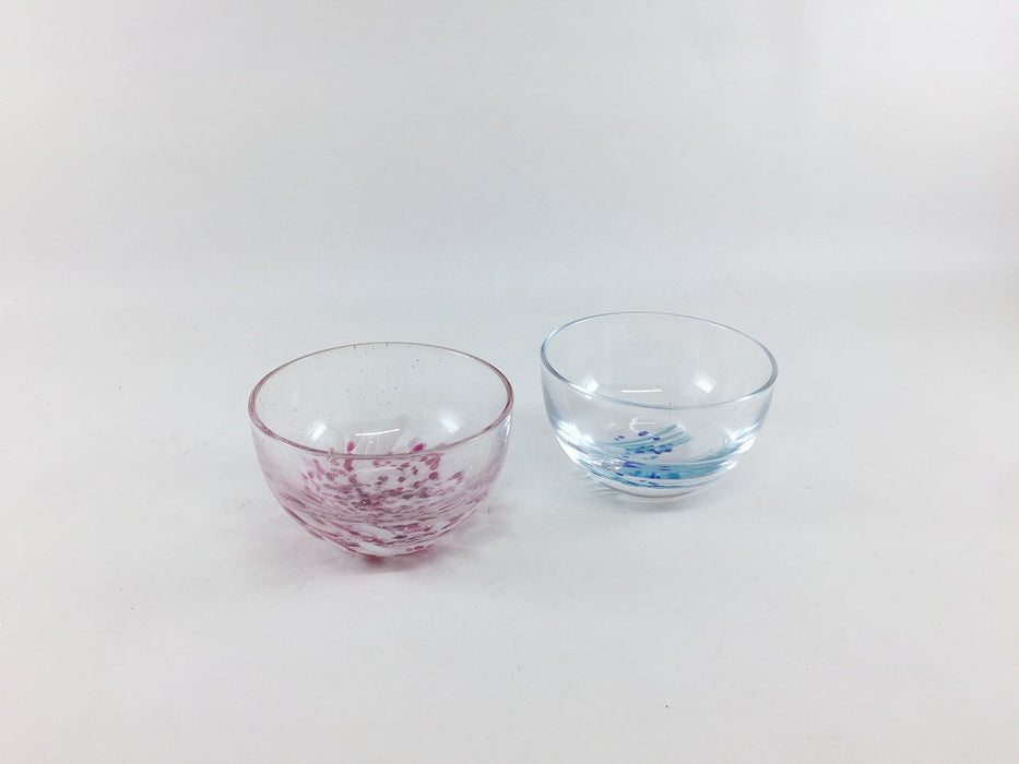 【SALE】60cc小鉢　(春風/夏風)　硝子　6cm【訳あり】