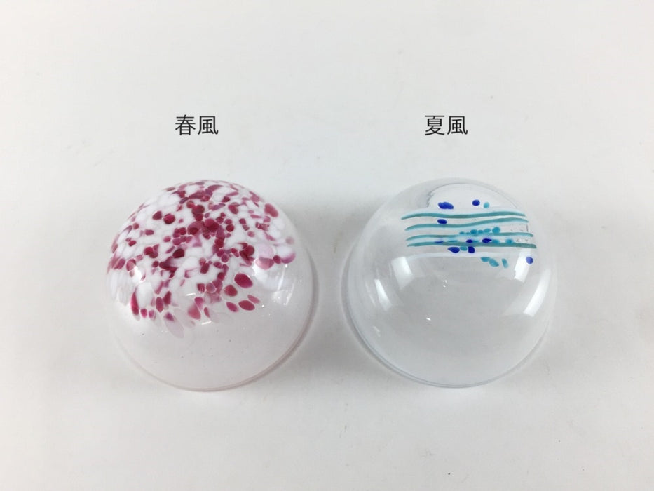 【SALE】60cc小鉢　(春風/夏風)　硝子　6cm【訳あり】