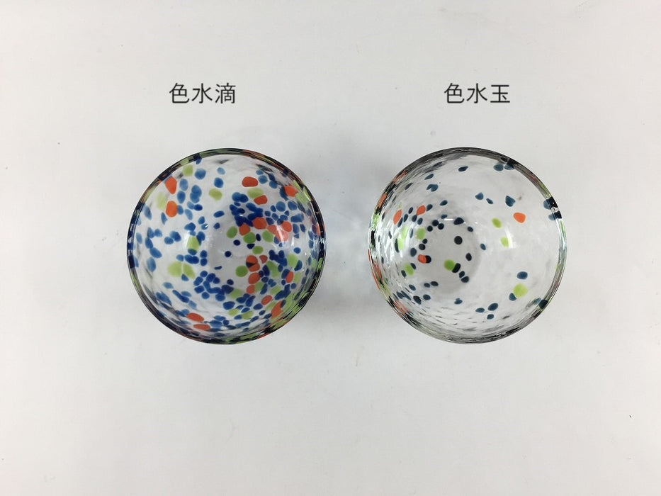 【SALE】チョコ(60cc)　(色水滴/色水玉)　硝子　6cm【訳あり】