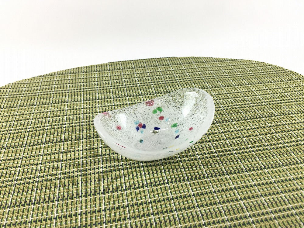 SALE】90舟鉢(吹き水玉) (硝子) 9cm【訳あり】 — 佐賀有田 ギャラリー