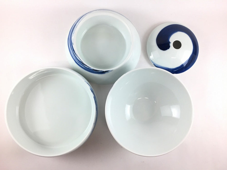 【SALE】玉重　藍渦　有田焼【訳あり】