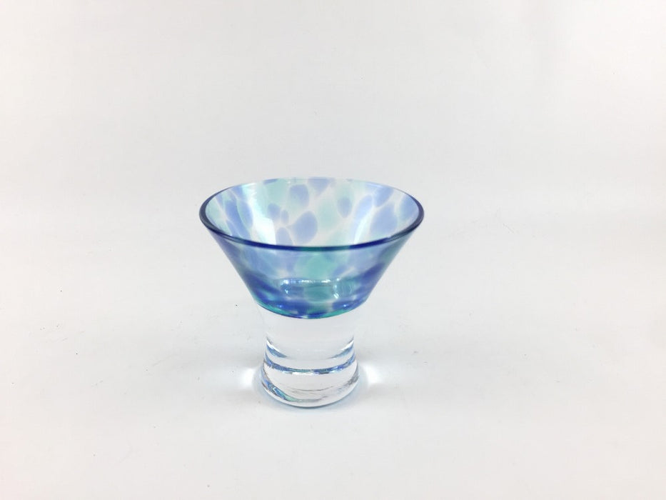 【SALE】60cc反カップ(水滴)　硝子　7cm【訳あり】