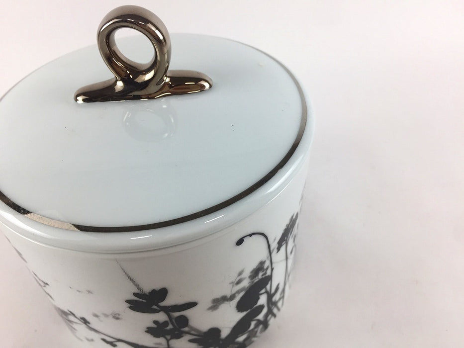 【SALE】筒蓋物　モノグラス　10cm　有田焼【訳あり】