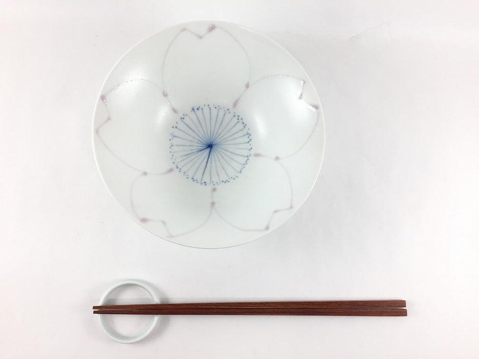 【SALE】155京鉢　淡桜　16cm　波佐見焼【薄渕】