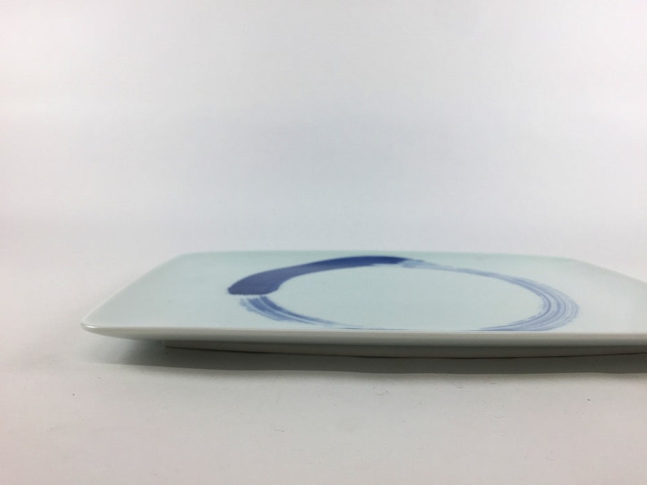 【SALE】215長皿　染刷毛　22cm　有田焼【訳あり】