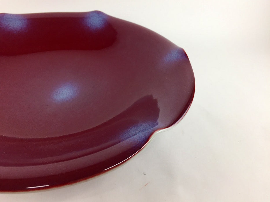 【SALE】辰砂8寸皿　24cm　有田焼【訳あり】