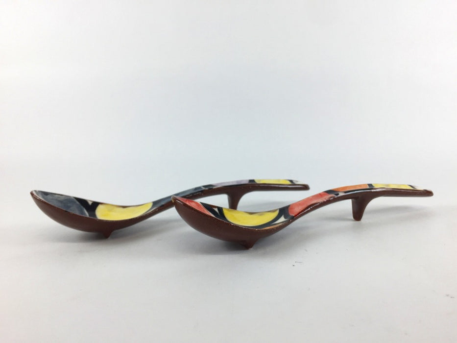 【SALE】スプーン　HANA　(青/赤)　16cm　波佐見焼【訳あり】