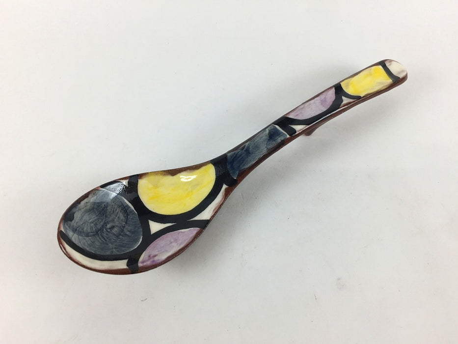 【SALE】スプーン　HANA　(青/赤)　16cm　波佐見焼【訳あり】