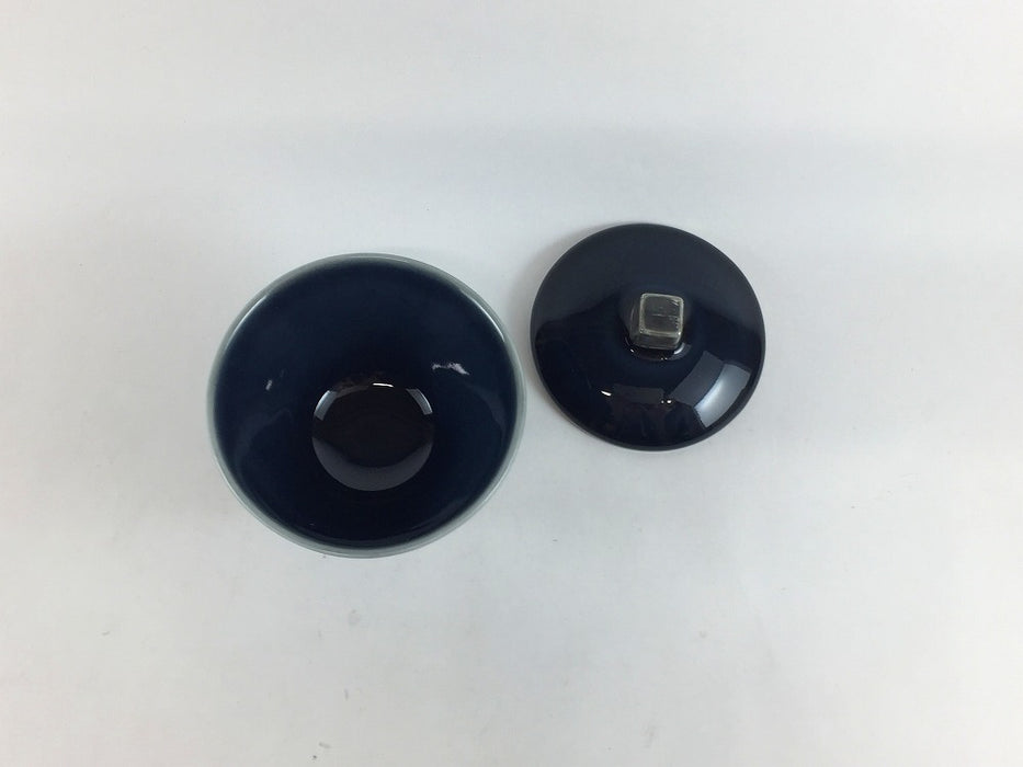 【SALE】ススリ茶碗　墨呉須　8cm　有田焼【訳あり】