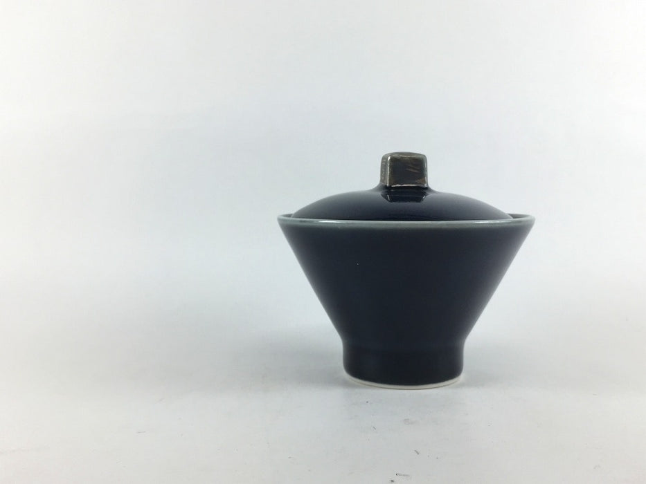 【SALE】ススリ茶碗　墨呉須　8cm　有田焼【訳あり】