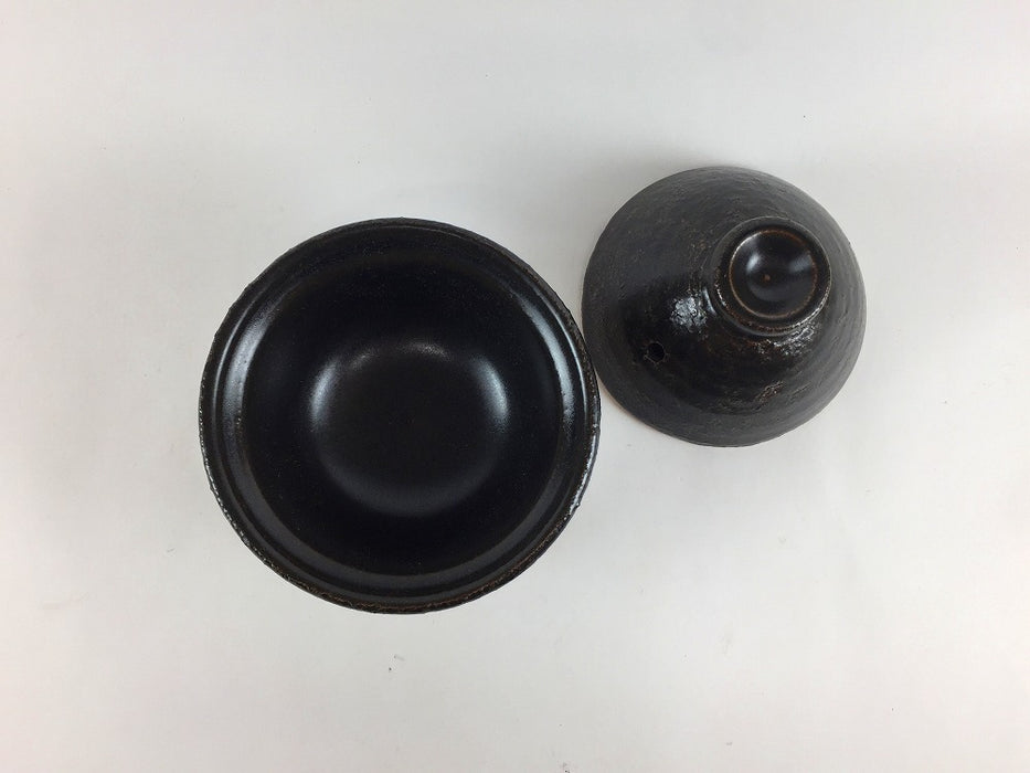 【SALE】90cc先付鍋　黒　9.5cm　有田焼【訳あり】