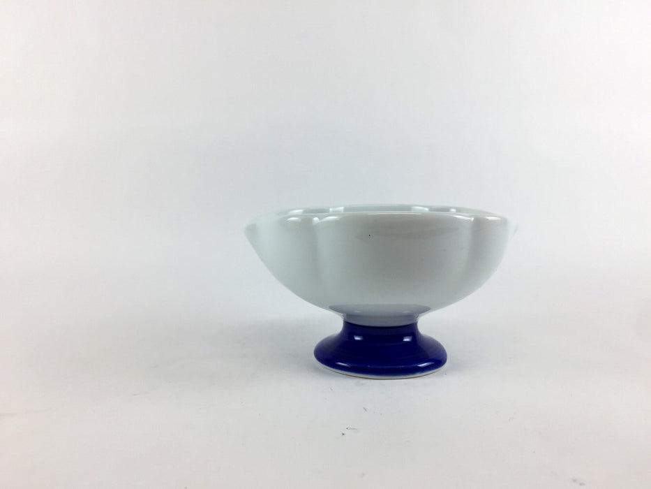 【SALE】足ルリ葉小付　10cm　有田焼【訳あり】