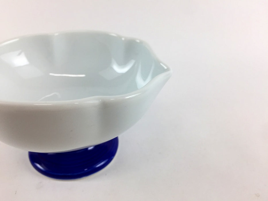 【SALE】足ルリ葉小付　10cm　有田焼【訳あり】